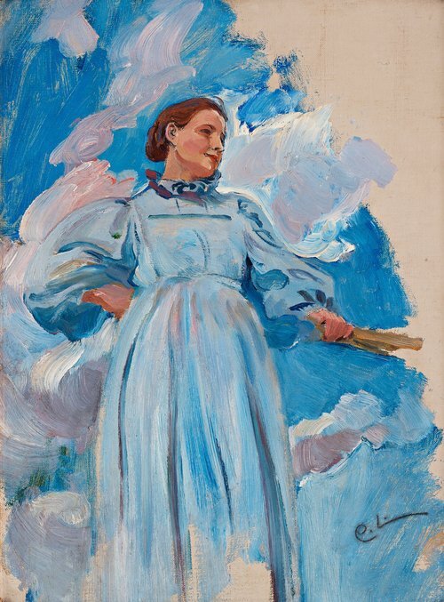 Woman and Sky