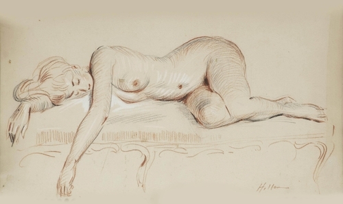 Nude on a Canapé 1920