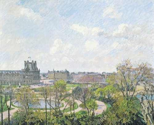 The Tuileries Garden and the Pavilion of Flora, Morning, Spring 1900