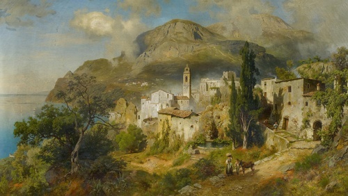 Italian Coastal Landscape near Naples
