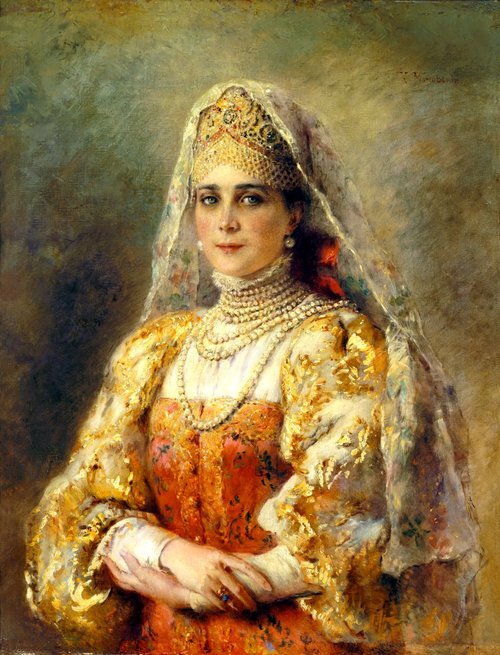 Princess Zinaida Yusupova Portrait, circa 1895
