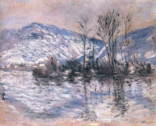 The Seine at Port Villez, Snow Effect