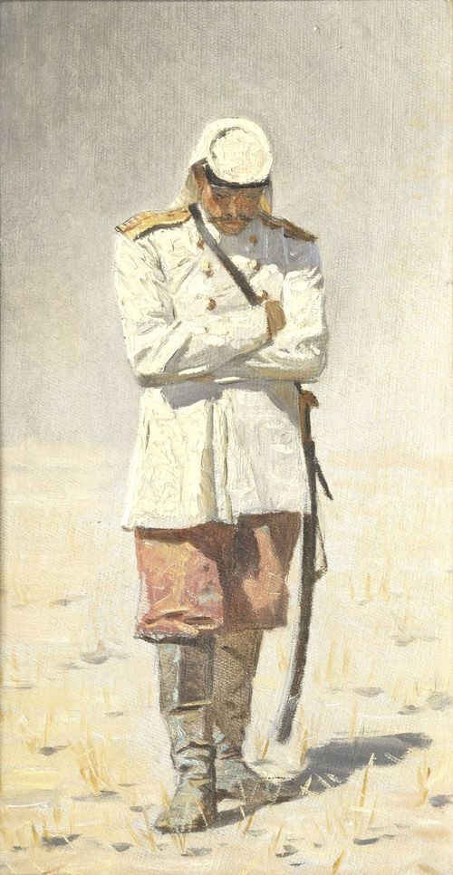 Turkish Officers, Standing Still