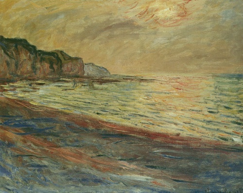 The Beach at Pourville, Sunset