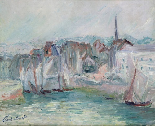 Perahu di Pelabuhan Honfleur