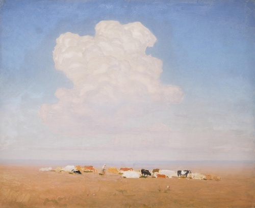 Noon. A Herd in the Steppe