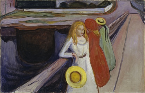 Girls on the bridge