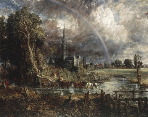 Salisbury Cathedral from the meadows