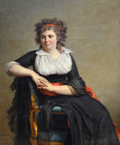 Portrait of one of two sisters of the Genevan banker Jacques Rilliet