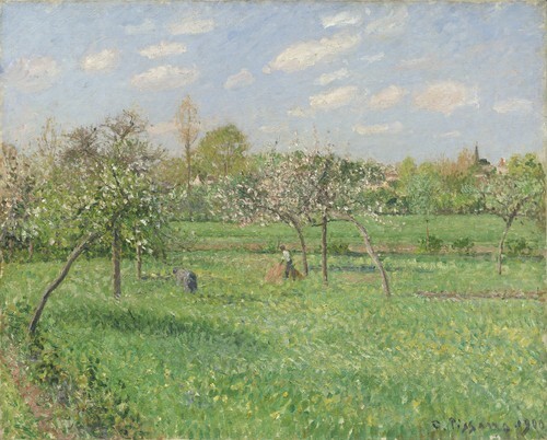 Spring, Morning, Cloudy, Éragny