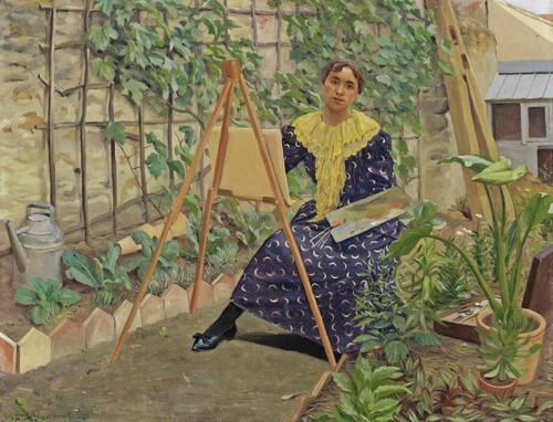 Young Girl Painting