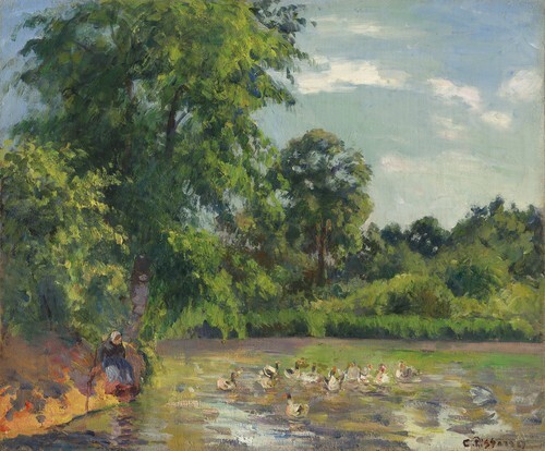 Ducks on the Montfoucault Pond