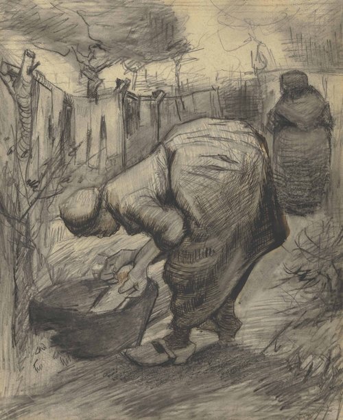 Peasant Woman at the Washtub
