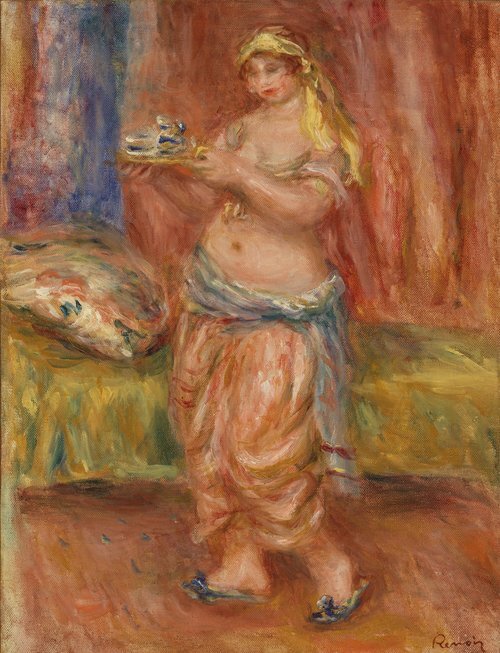 Odalisque with Tea Set