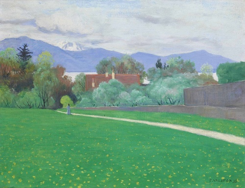 Spring Landscape, Environs of Lausanne, 1916