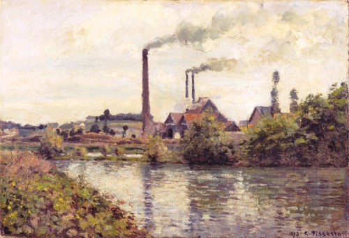 La Fabbrica a Pontoise 1873