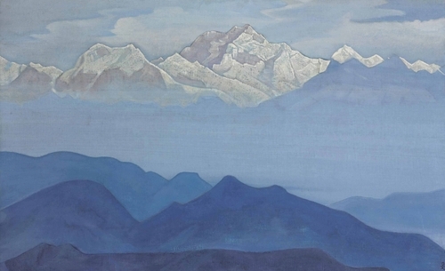 Himalayas from the Sikkim series 1924