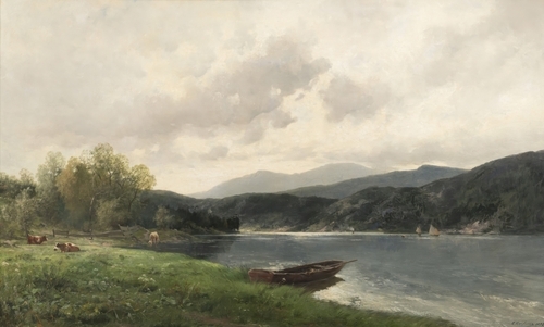 Lake in the Pre-Alps