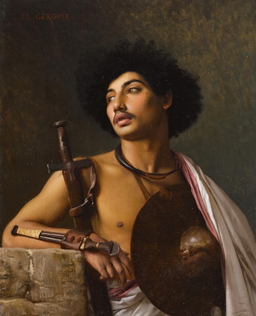 A Bischari warrior