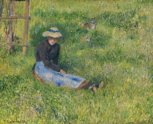 Seated Peasant Woman and Goat