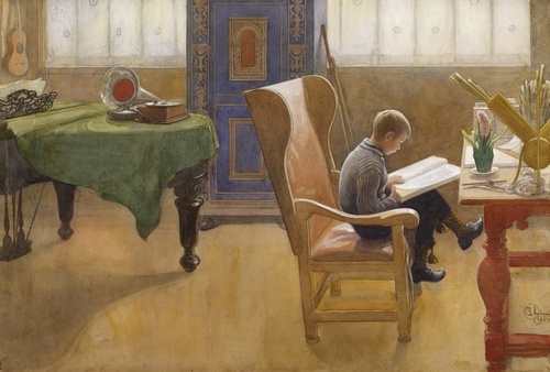 Esbjörn at the Study Corner
