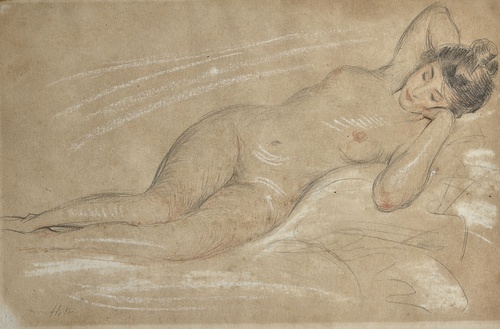 Reclining Nude Woman