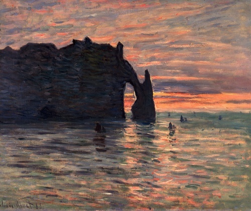 Sunset at Étretat