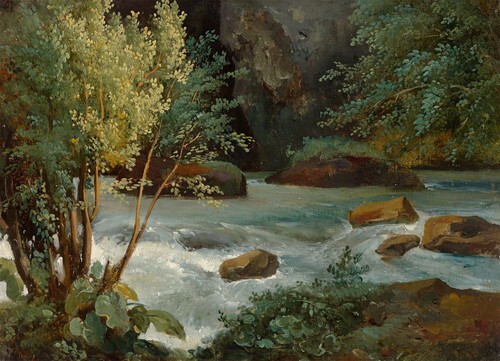 Torrent en Auvergne près de Royat 1830