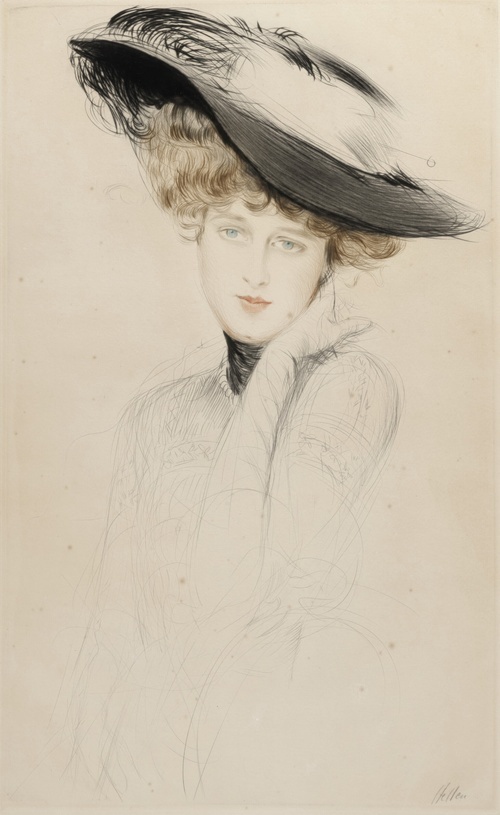 Portrait of a Woman with a Hat