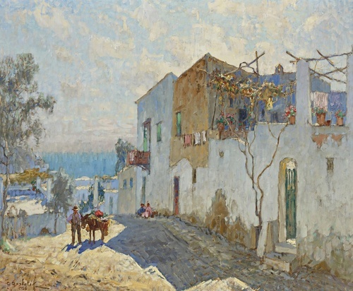 Hot Day. Anacapri 1926