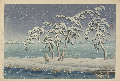 水户涸沼之雪