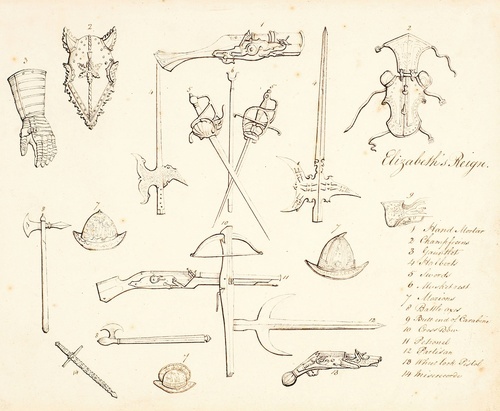 Sketches of Armour – Study for Elizabeth I
