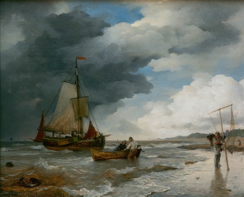 Fishermen on the Beach