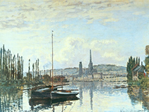 Widok na Rouen