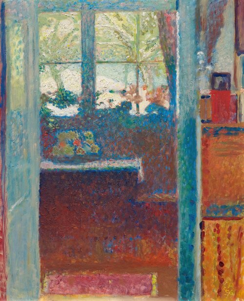 Window view in winter