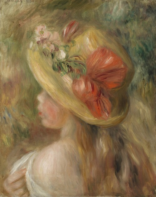 Young Girl with Hat