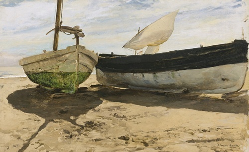 Boats on the Beach, Valencia 1894