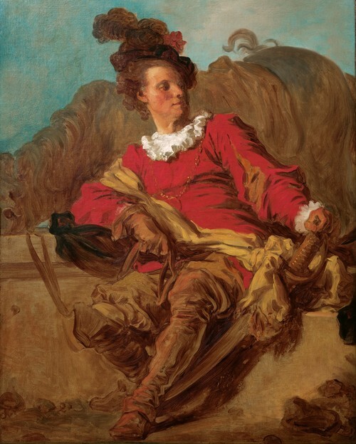 Jean-Claude Richard, Abbot of Saint-Non, Dressed a l'Espagnole