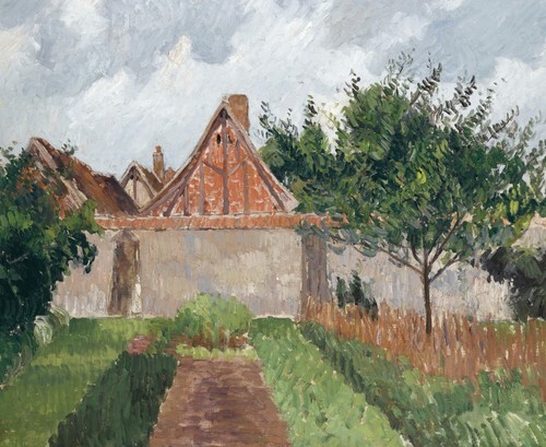 Garten in Eragny, Skizze