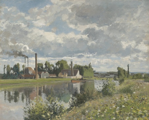 Řeka Oise poblíž Pontoise