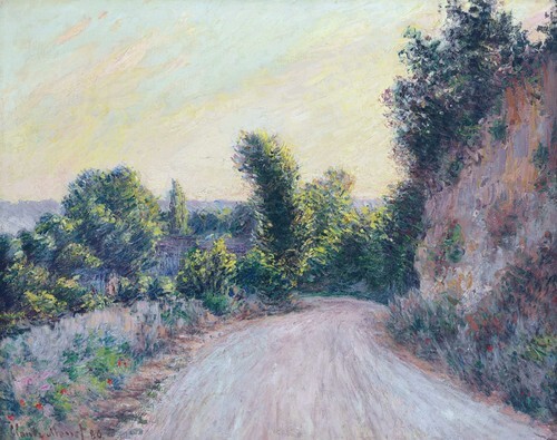 Silnice poblíž Giverny