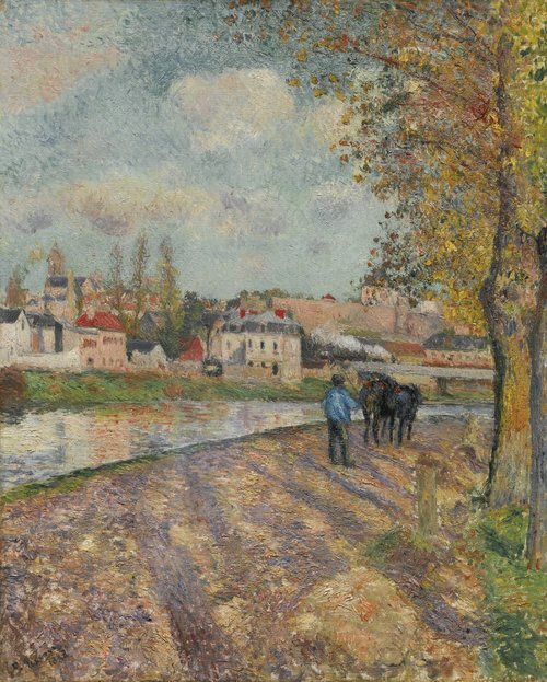 Út a zsilipnél, Saint Ouen l’Aumône 1882