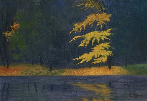 The Lake in the Bois de Boulogne