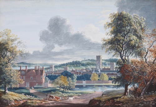 Ipswich from the Grounds of Christchurch Mansion