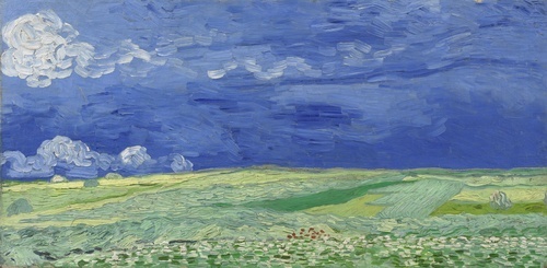Wheatfield Under Thunderclouds