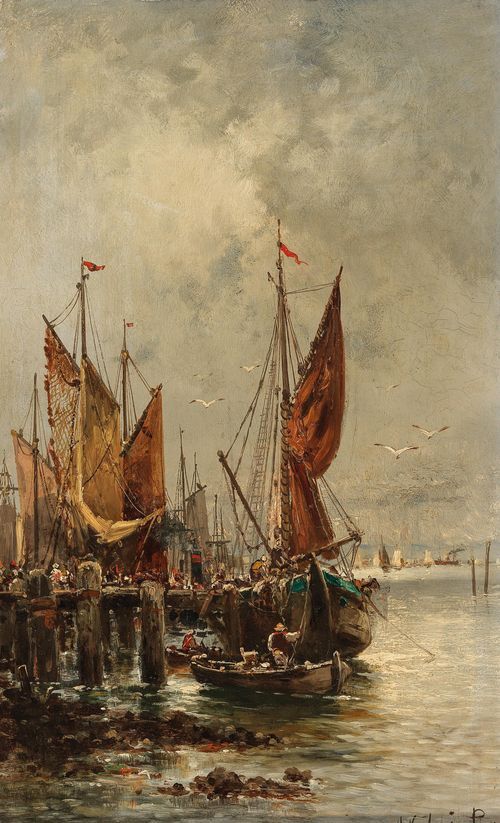 Busy Activity in the Harbor