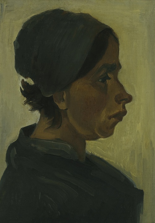 Head of a Peasant Woman with Dark Cap
