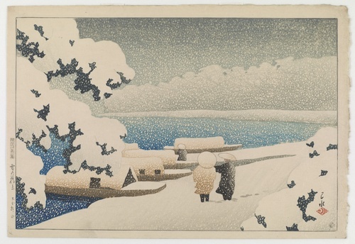 Travel Notes II: Snow at Amanohashidate 1921