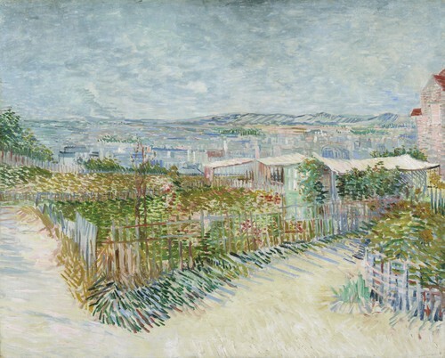 Montmartre behind the Moulin de la Galette