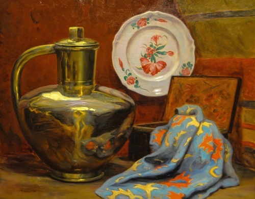 Still Life with Pitcher and Plate